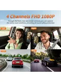 كاميرا داش كام 4 قنوات مع GPS وWiFi كاميرا داش كام 4 قنوات مع GPS وWiFi