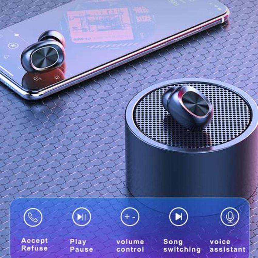 263 TWS CVC8.0 Noise Reduction Bluetooth Earphone with Charging Box, Support Touch & Three-screen LED Battery Display & Phone Holder & Power Bank & HD Call & Voice Assistant(Black) 263 TWS CVC8.0 Noise Reduction Bluetooth Earphone with Charging Box, Support Touch & Three-screen LED Battery Display & Phone Holder & Power Bank & HD Call & Voice Assistant(Black)