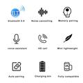 263 TWS CVC8.0 Noise Reduction Bluetooth Earphone with Charging Box, Support Touch & Three-screen LED Battery Display & Phone Holder & Power Bank & HD Call & Voice Assistant(Black) 263 TWS CVC8.0 Noise Reduction Bluetooth Earphone with Charging Box, Support Touch & Three-screen LED Battery Display & Phone Holder & Power Bank & HD Call & Voice Assistant(Black)