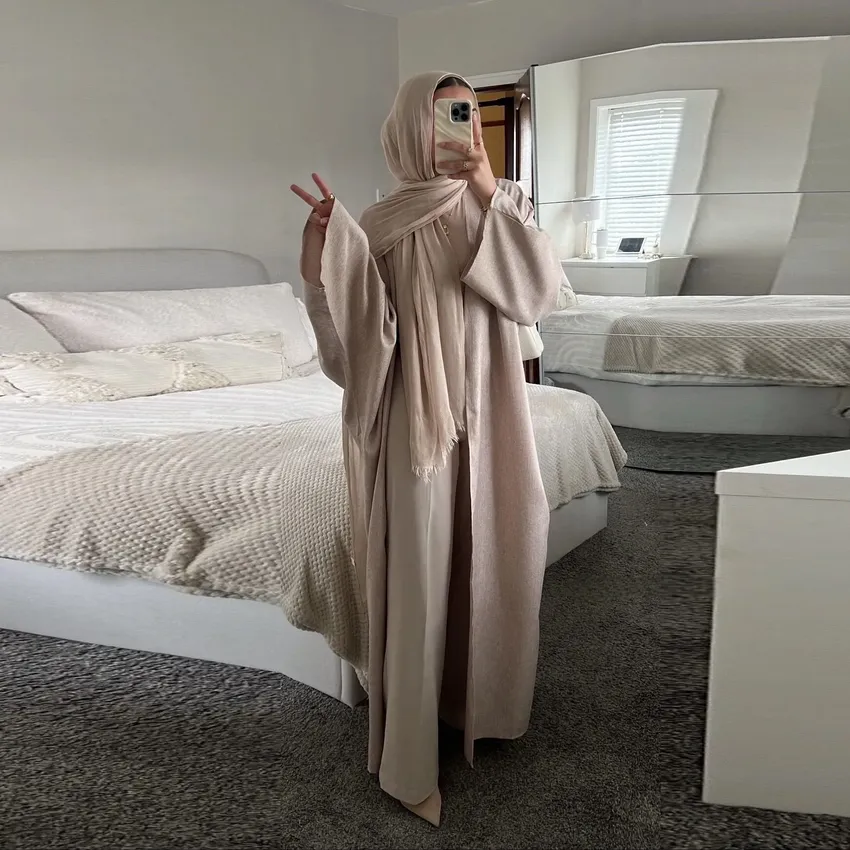 An Islamic abaya for women, a Cardigan robe, Ramadan, jalabiya, Arab caftan, modest Moroccan, Dubai abayas, Islamic dresses An Islamic abaya for women, a Cardigan robe, Ramadan, jalabiya, Arab caftan, modest Moroccan, Dubai abayas, Islamic dresses