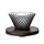 Small transparent black diamond filter cup with walnut wood  + SR.21.00 
